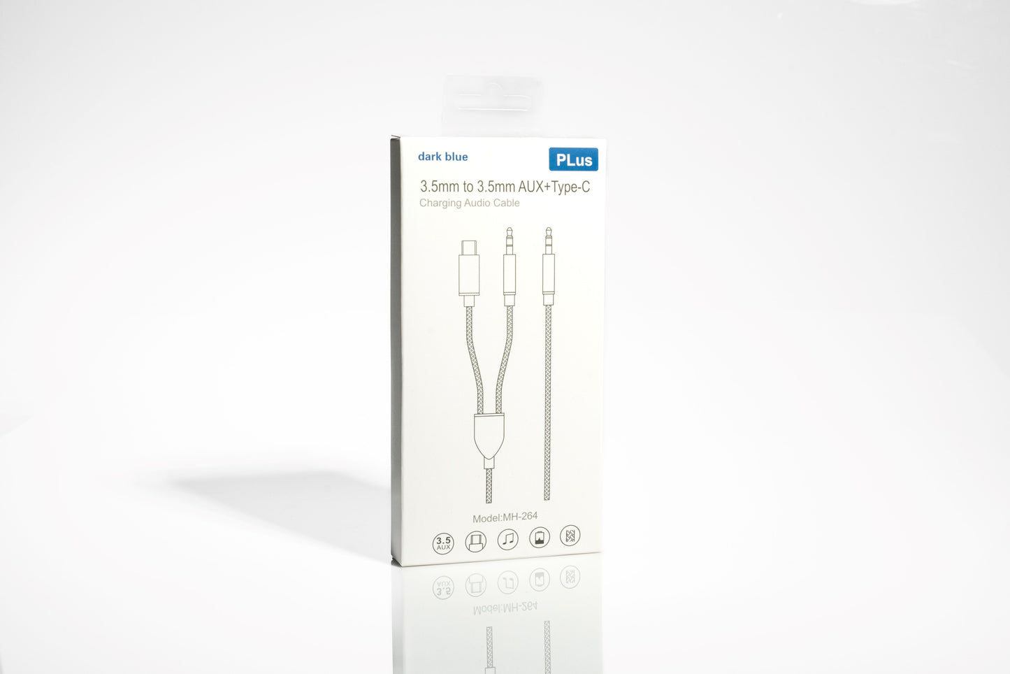 Charging audio cable, AUX+Type-C