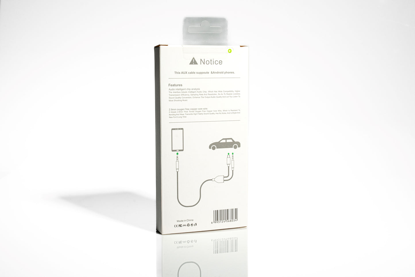 Charging audio cable, AUX+Type-C