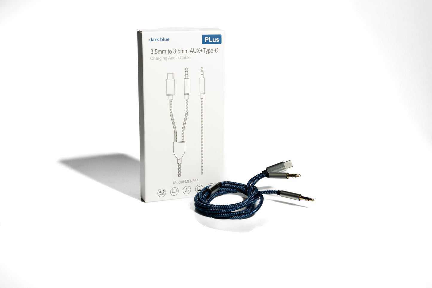 Charging audio cable, AUX+Type-C