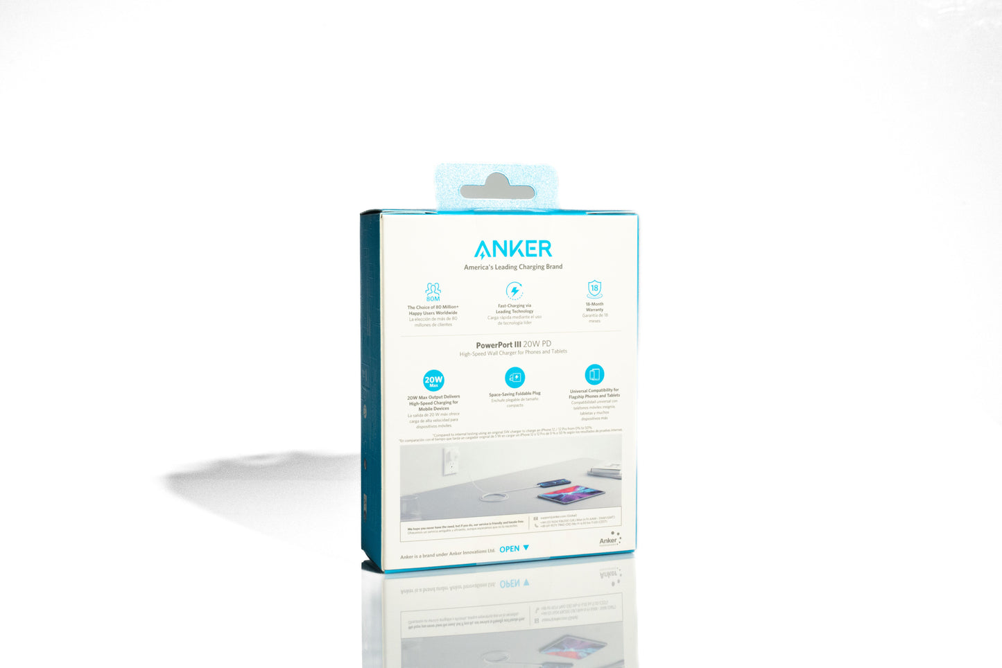 ANKER Fast charging USB-C port